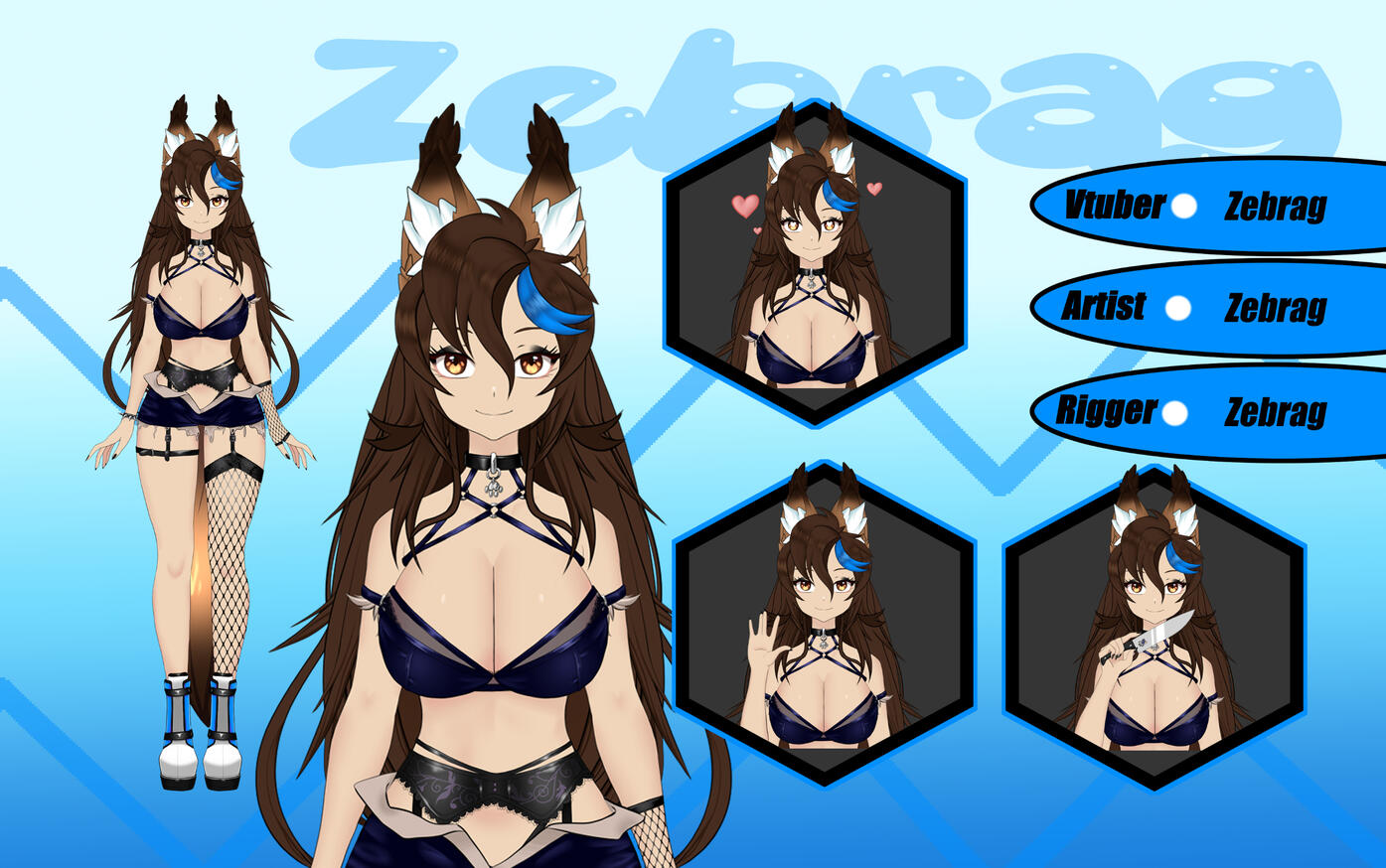 Vtuber models